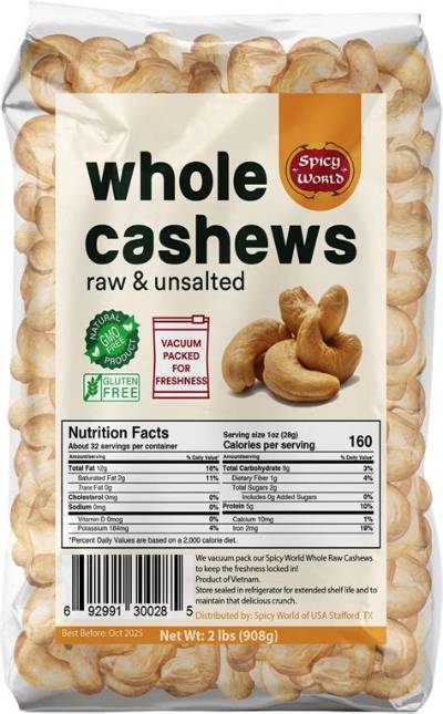 Deciphering Spanish Grocery Labels: What Cashews Look Like on Food Packaging