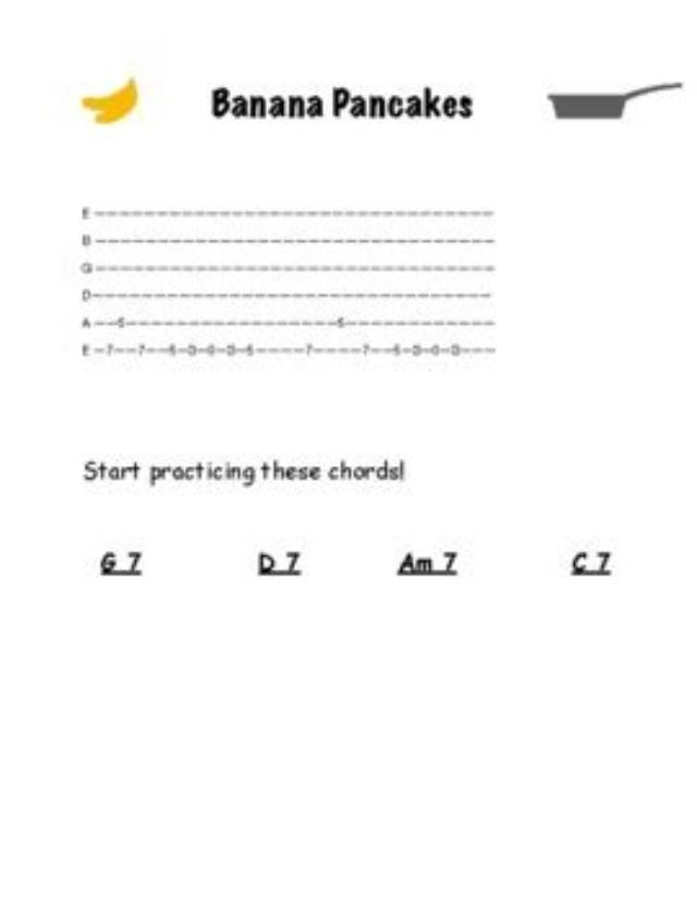 How to Play Banana Pancakes Chords: the Complete Step-by-Step Guitar Guide