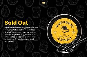 Mcdonald's Mcnugget Caviar Kits Sell out Instantly: Full Timeline of the Drop Day Meltdown