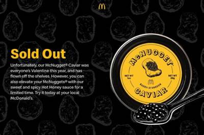 Mcdonald's Mcnugget Caviar Kits Sell out Instantly: Full Timeline of the Drop Day Meltdown