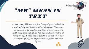 What Does 'Mb' Mean in Text? the Definitive Slang Fact-Check